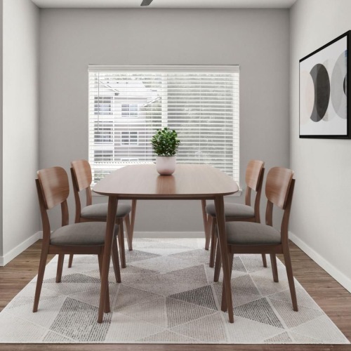 Beautiful living areas to match your lifestyle a dining room table with chairs