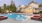 a swimming pool in a backyard